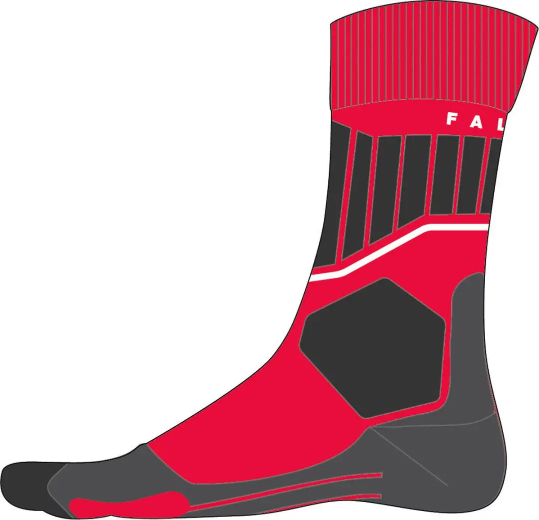 Falke SC1 Langlauf Sokken Compressie - Dames Rood - Maat 35/36