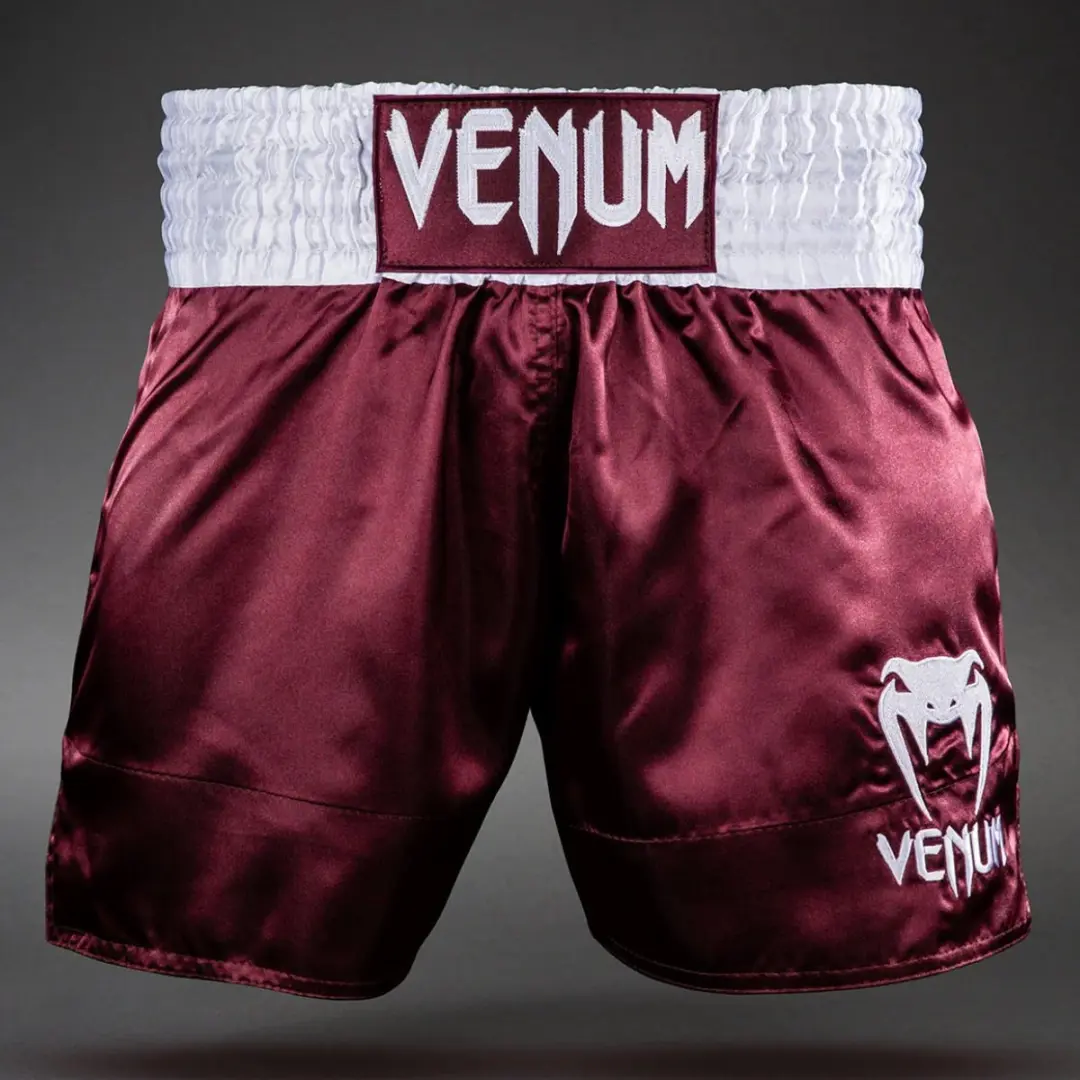 Venum Classic Kickboks Shorts Bordeauxrood