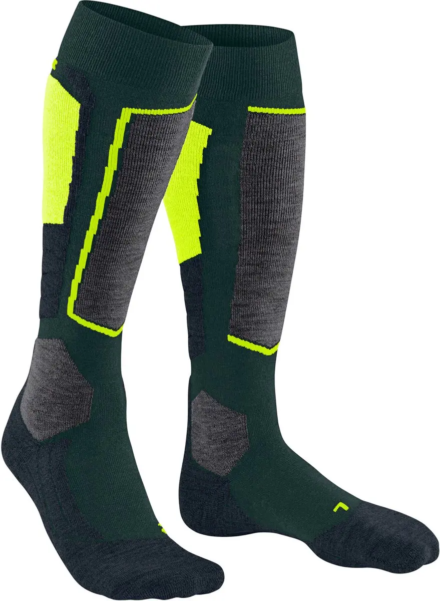 Falke SK2 Warm Dik Wol Skisokken - Maat 42/43 - Groen