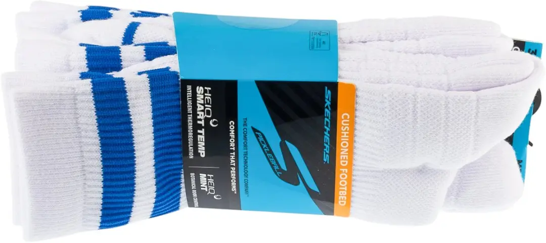 Skechers PF PBall Crew Sokken 3 Stuks - Wit