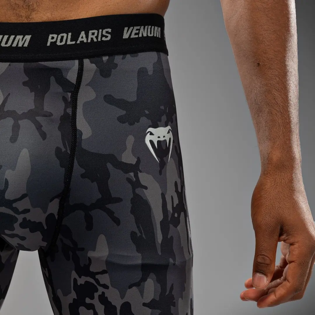 Venum x Polaris Vale Tudo Short Zwart Camo Stormgrijs - S