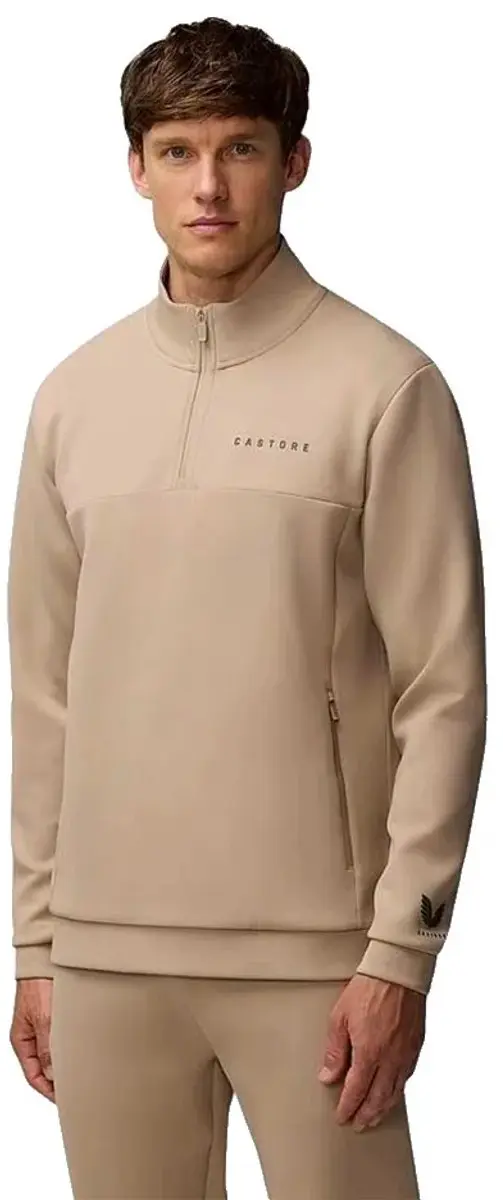 Castore Flex Lifestyle Sweatshirt M - Mushroom/Gunmetal