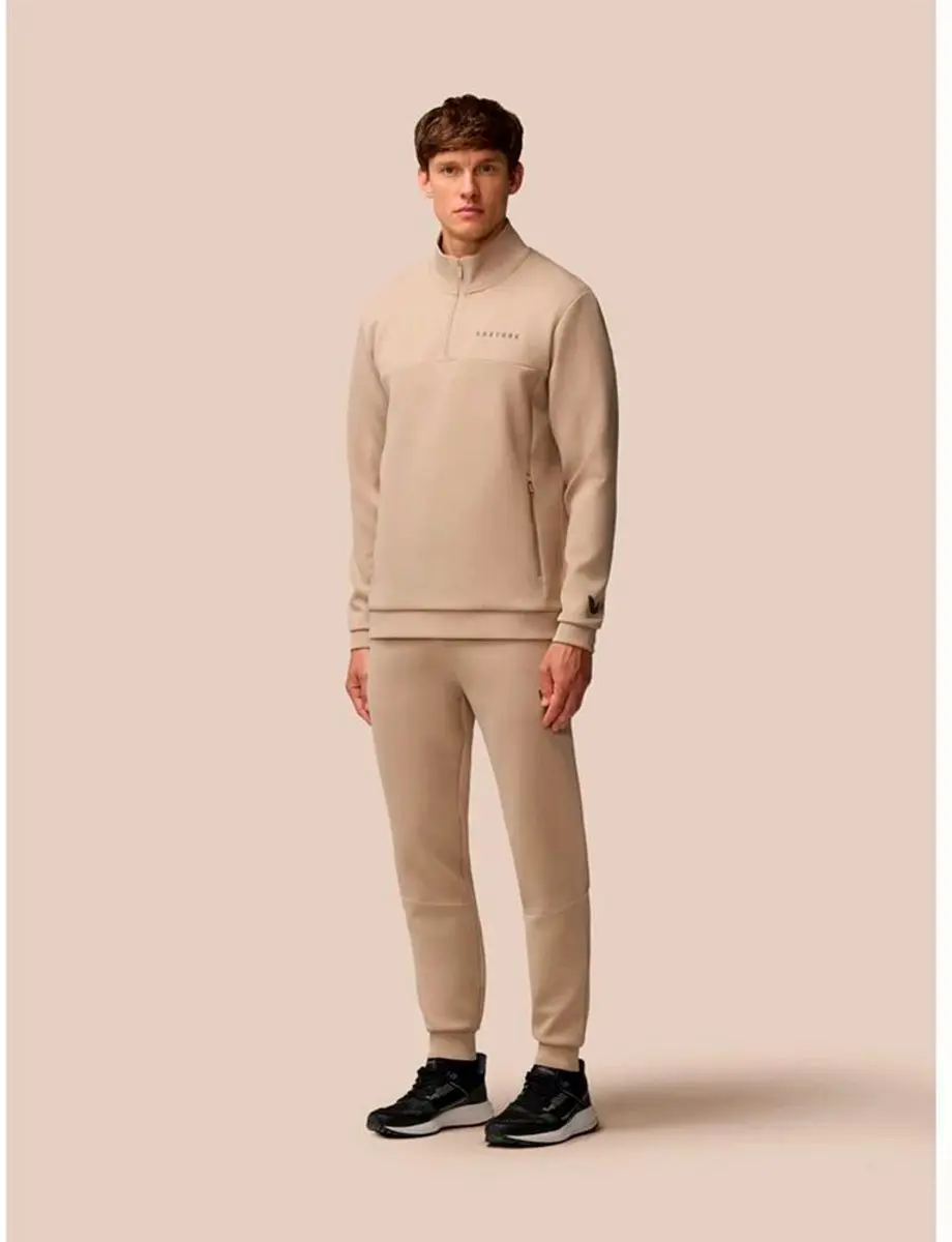 Castore Flex Lifestyle Sweatshirt M - Mushroom/Gunmetal
