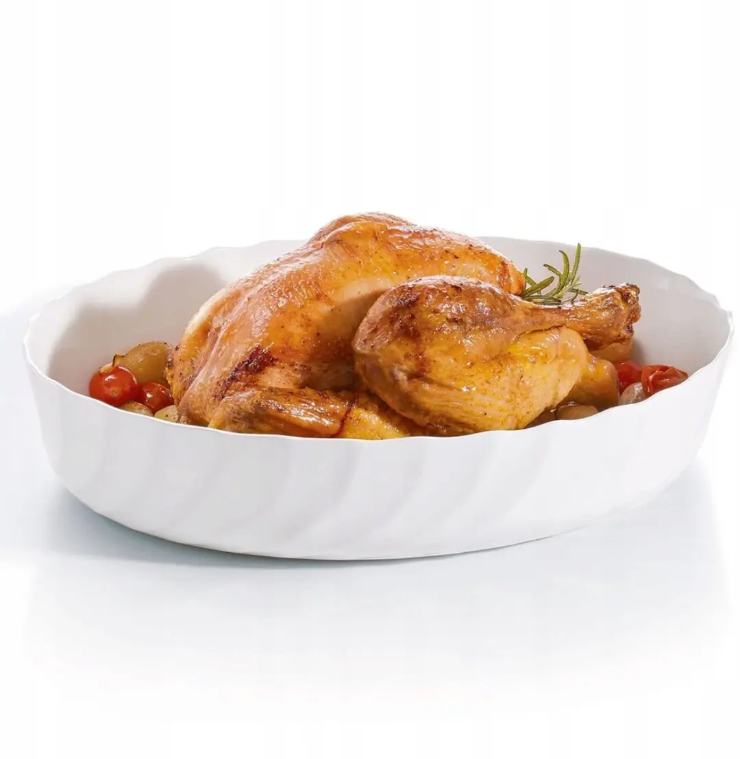 Luminarc Trianon Ovenschaal 36x29cm - Wit - afbeelding 3 van 5