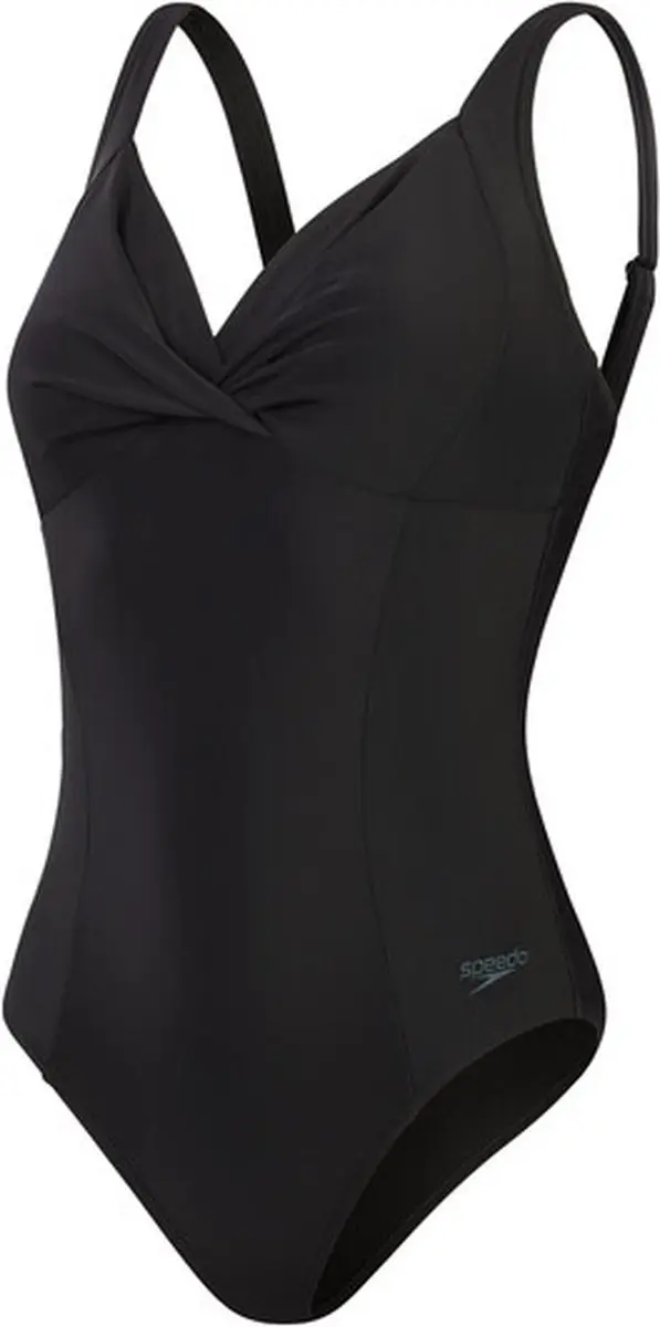 Speedo Shaping Cross Knot Dames Sportbadpak - 46 - Zwart