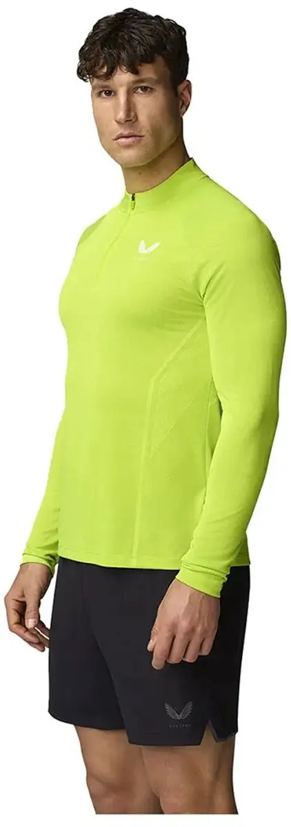 Castore Cmd30842 Sweatshirt - M - Acid Lime/White Reflective