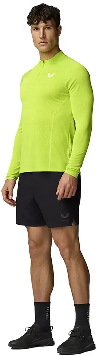 Castore Cmd30842 Sweatshirt - M - Acid Lime/White Reflective
