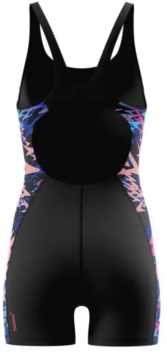 Speedo Hyperboom Splice Muscleback Legsuit Dames - 36 - Zwart/Roze
