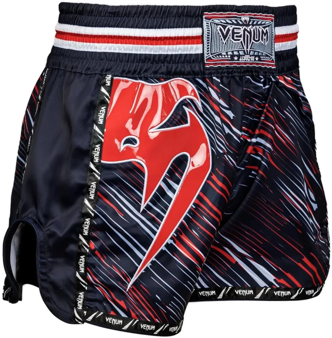Venum Giant Muay Thai Short - S - Zwart Rood