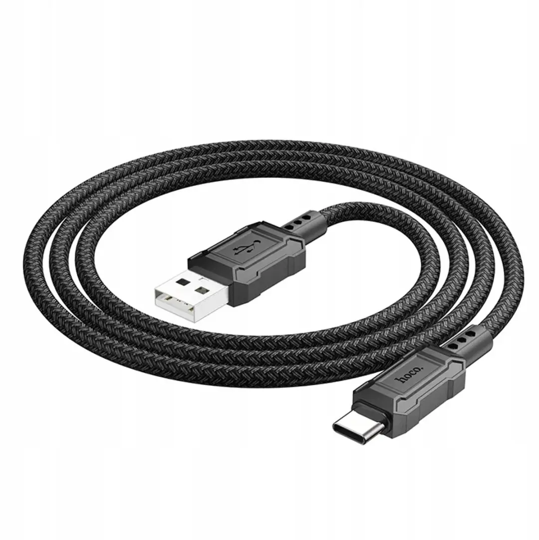 Hoco USB-C Kabel Leader X94 - 3A Snelladen & Data - 1m - Zwart
