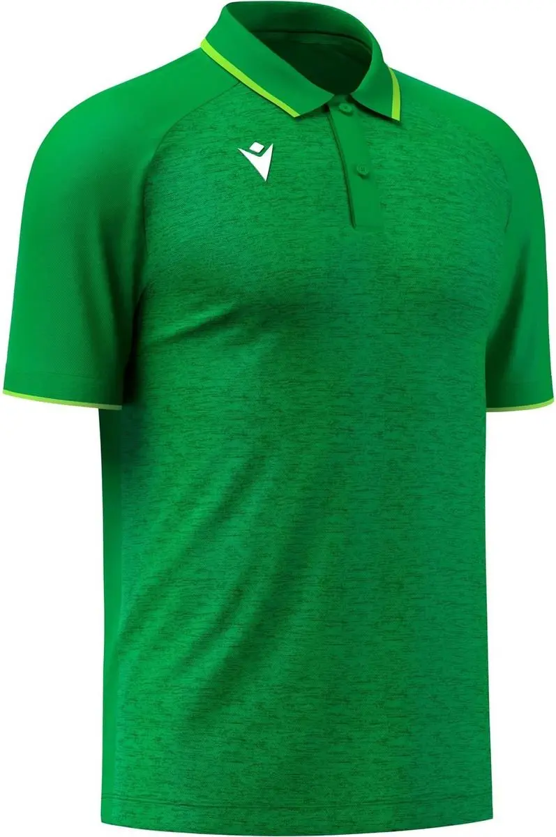 Macron Glory Aulos Polo Heren M - Groen