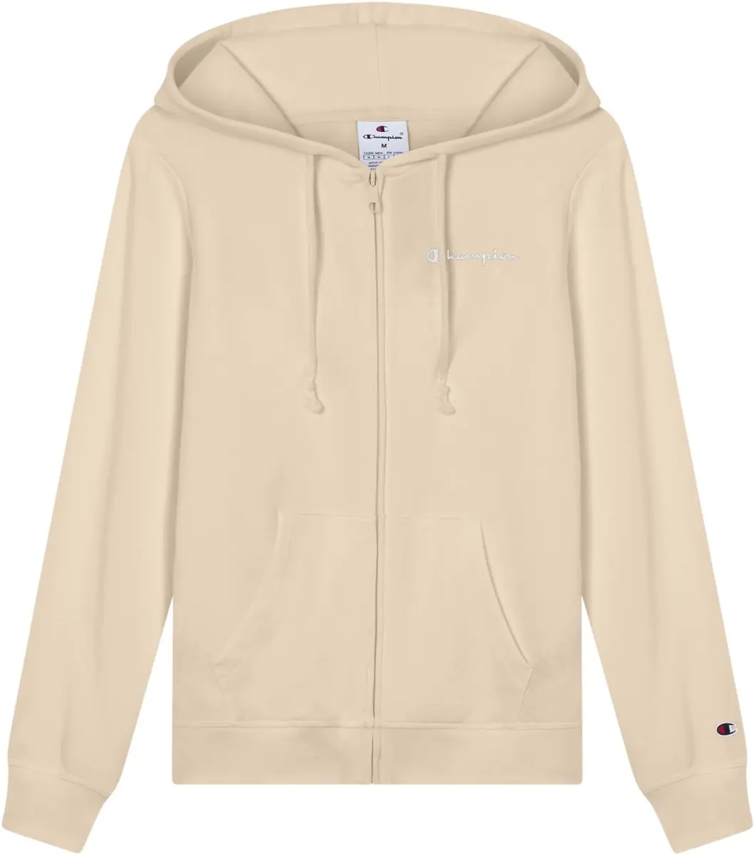 Champion Full Zip Hoodie Sweatshirt MS041 - Maat M - Beige