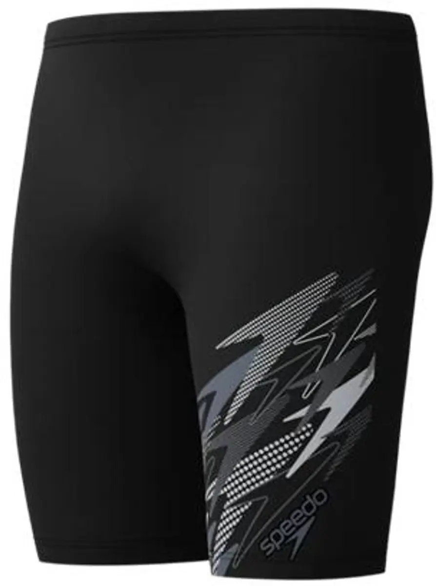 Speedo Medley Logo Jammer Heren XXL - Zwart/Grijs