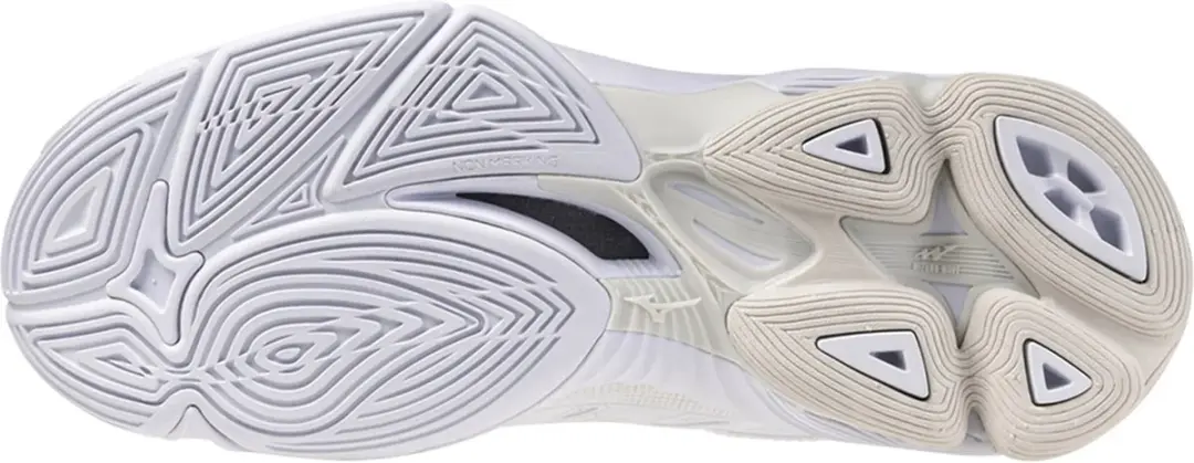 Mizuno Wave Voltage Sportschoenen 38.5 - Wit/Offwhite/Grijs - afbeelding 6 van 6