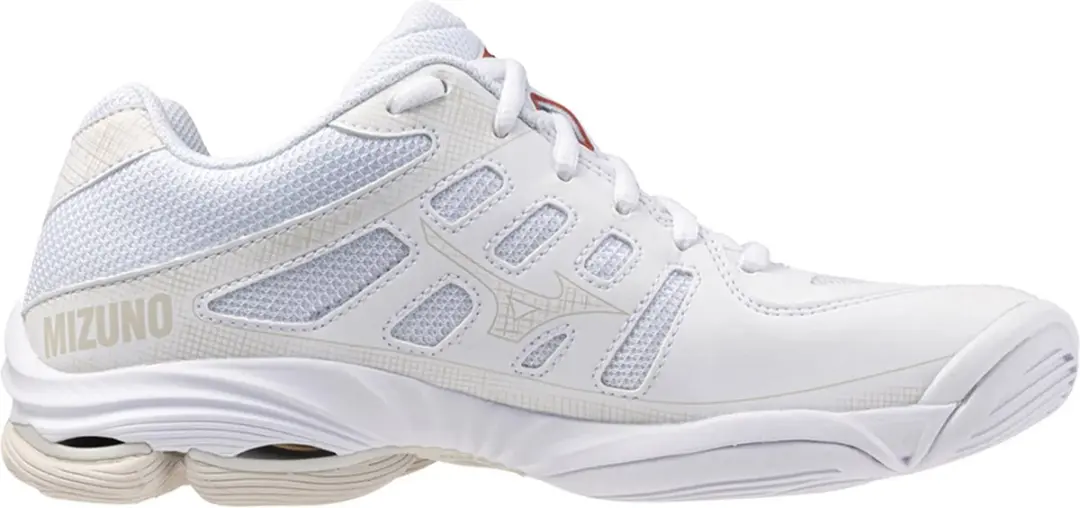 Mizuno Wave Voltage Sportschoenen 38.5 - Wit/Offwhite/Grijs