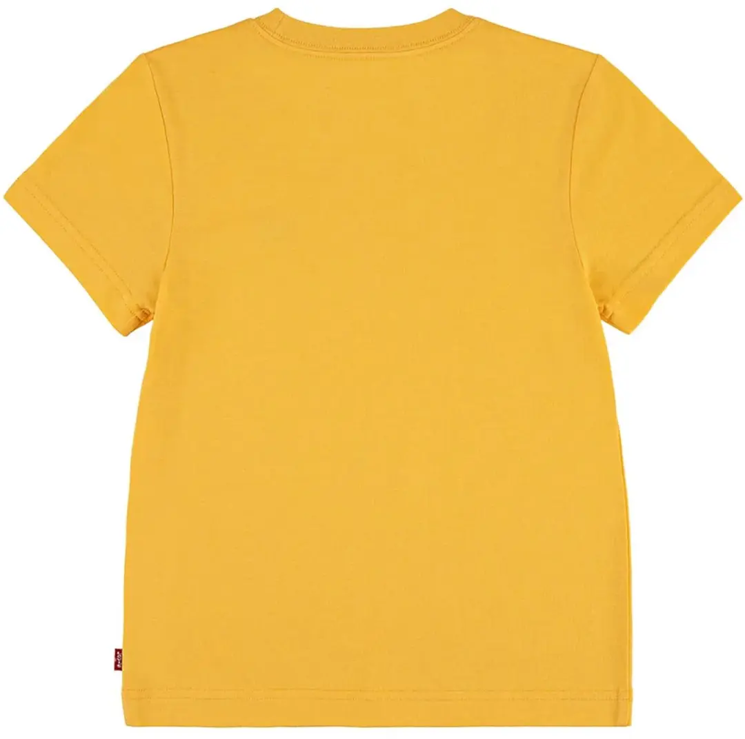 Levi's Kids Batwing Chest Hit T-shirt - Geel