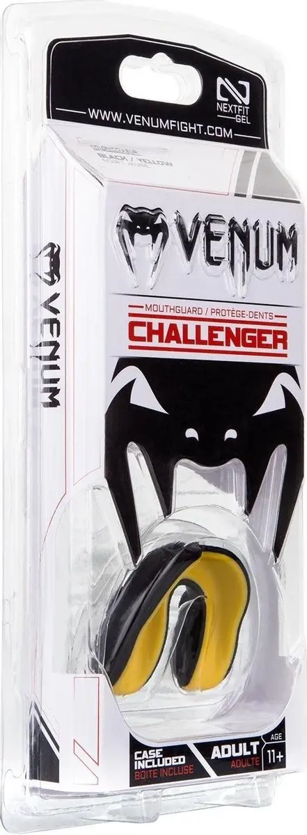 Venum Challenger Gel Bitje - One Size - Zwart/Geel
