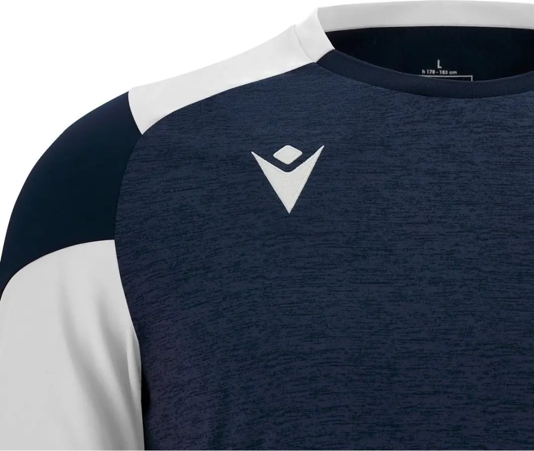 Macron Glory Golem Shirt Kinderen - 140 Marine/Wit