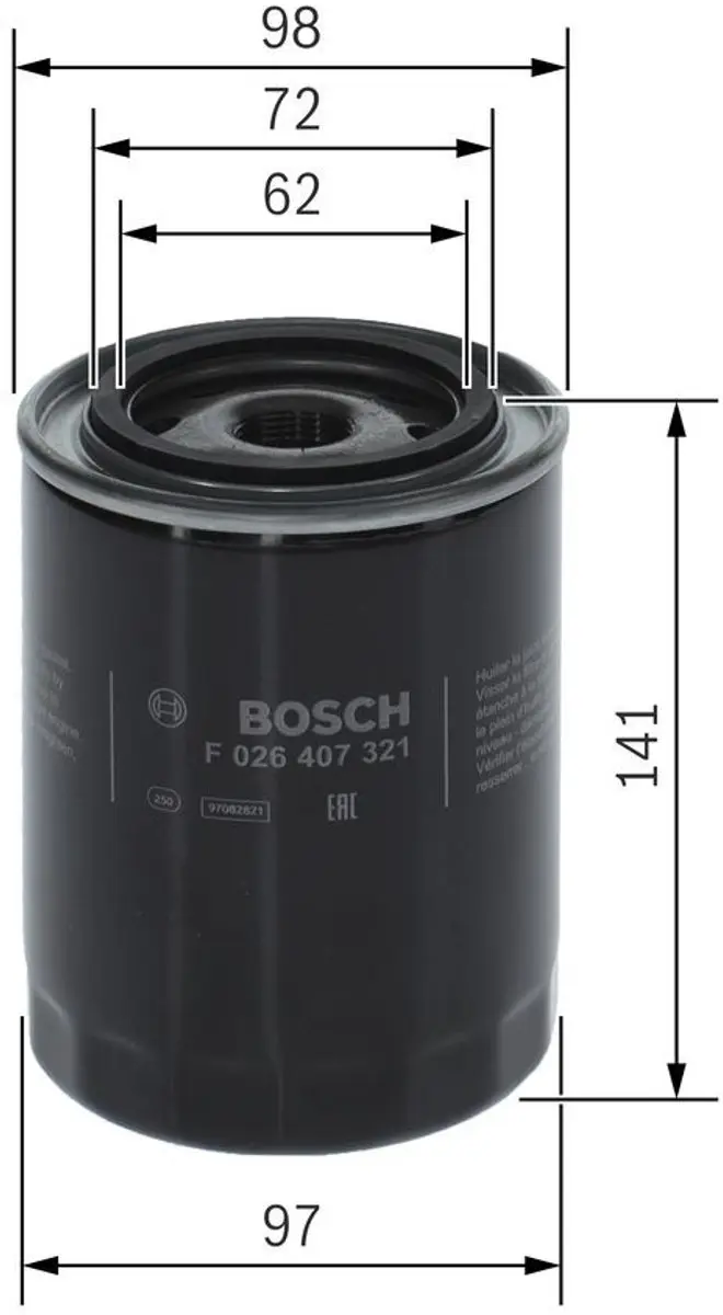 Bosch Oliefilter P7321