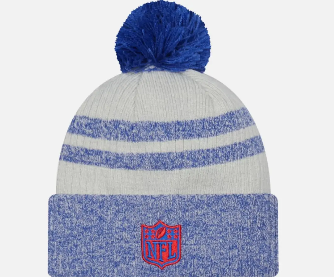 New Era New England Patriots NFL Sideline Beanie - Blauw