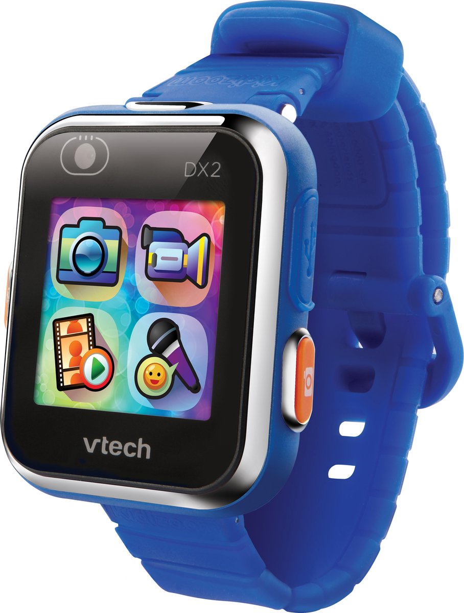 VTech KidiZoom DX2 Smartwatch Kinderen - Kinderhorloge Kids - Educatief Horloge - Cadeau - Kinderspeelgoed 5 Jaar tot 13 Jaar - Blauw