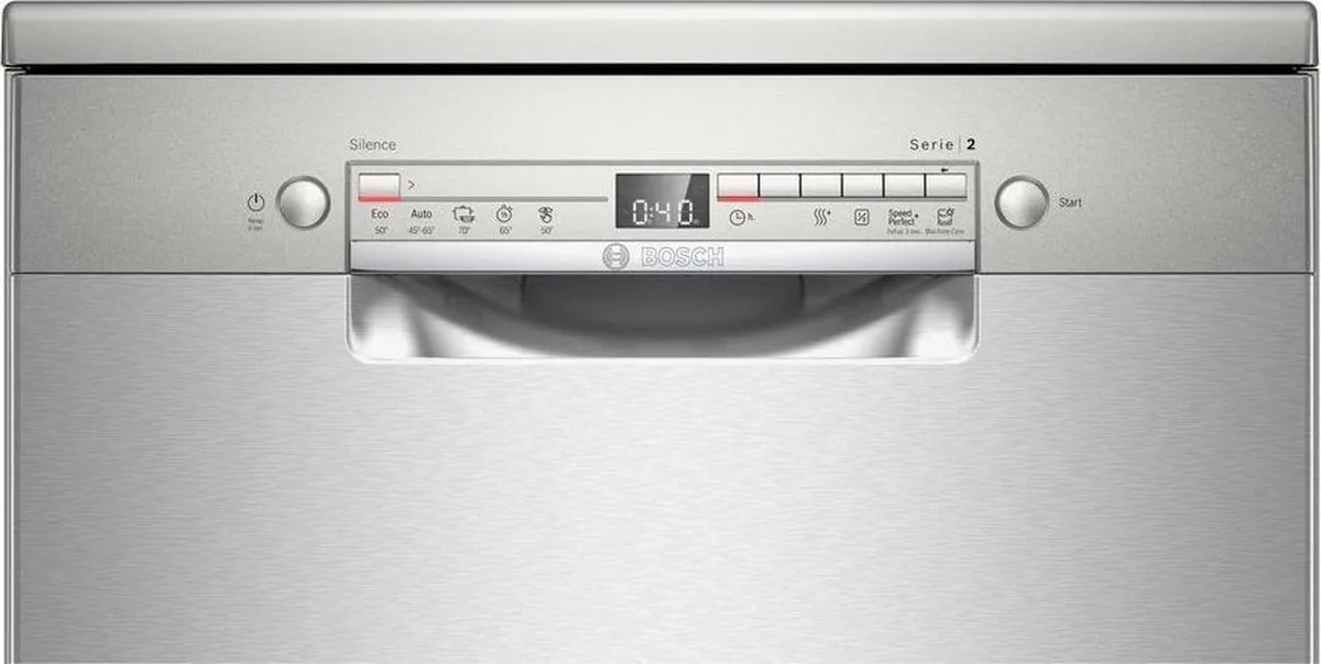 Bosch Serie 2 SGS2HTI72E Vaatwasser - 12 Couverts - Grijs