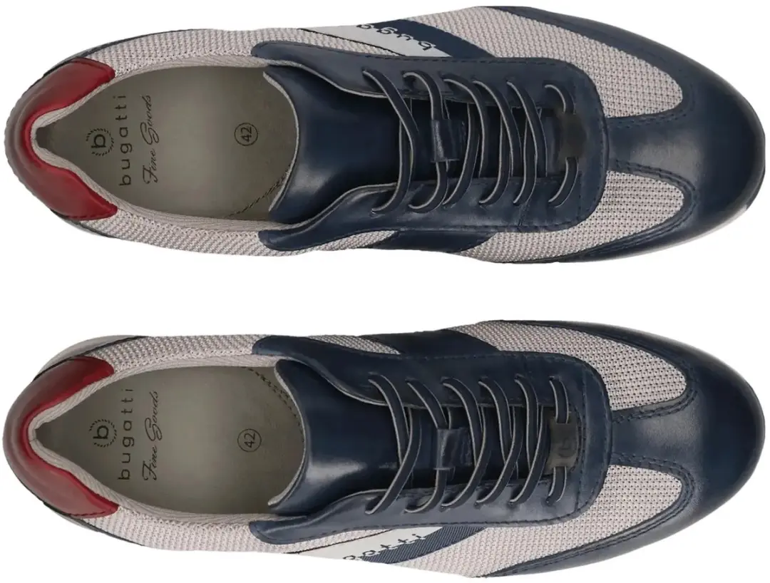 Bugatti Leren Sportschoenen 45 - Blauw/Grijs