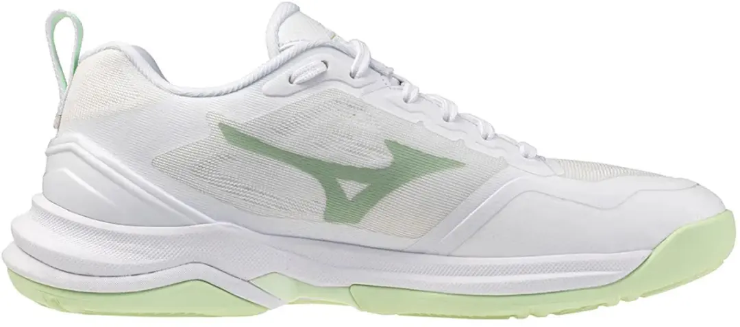 Mizuno Wave Stealth Elite Dames Schoenen - 39 - White/Aqua Gray