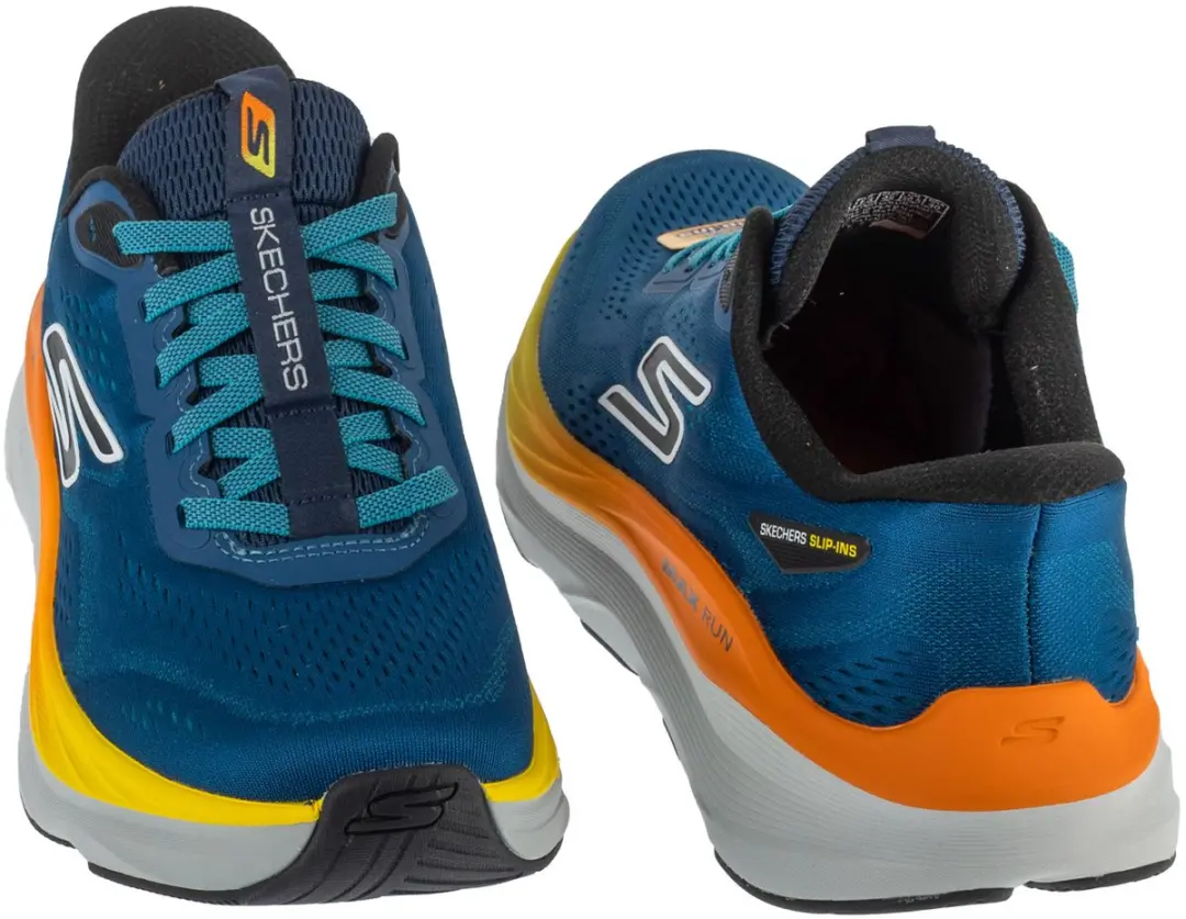 Skechers Slip-Ins Max Run Hardloopschoenen 44.5 - Marineblauw