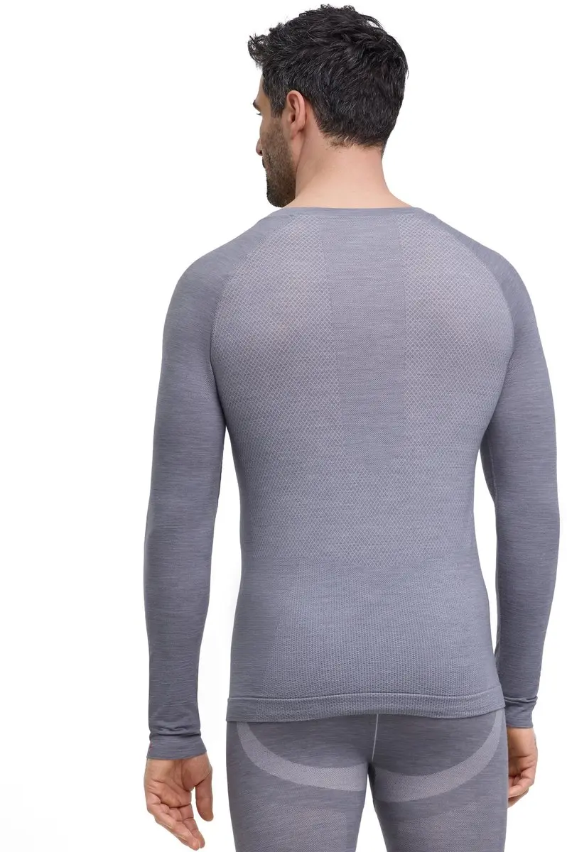 Falke Wool-Tech Light Heren Shirt - XXL - Grijs - afbeelding 6 van 6