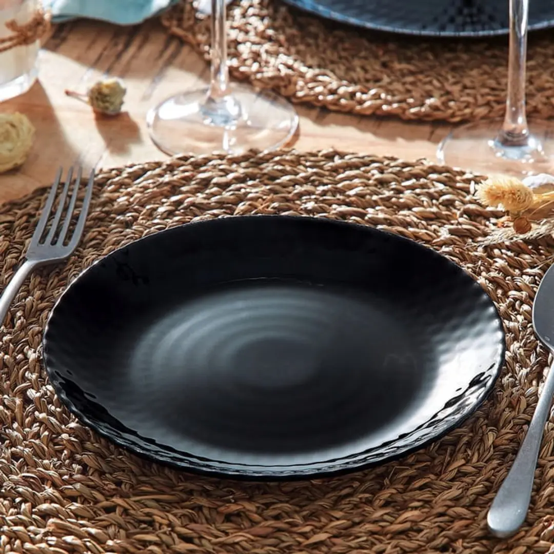 Luminarc Pampille Servies 18-delig - 6 Personen - Zwart - afbeelding 5 van 5