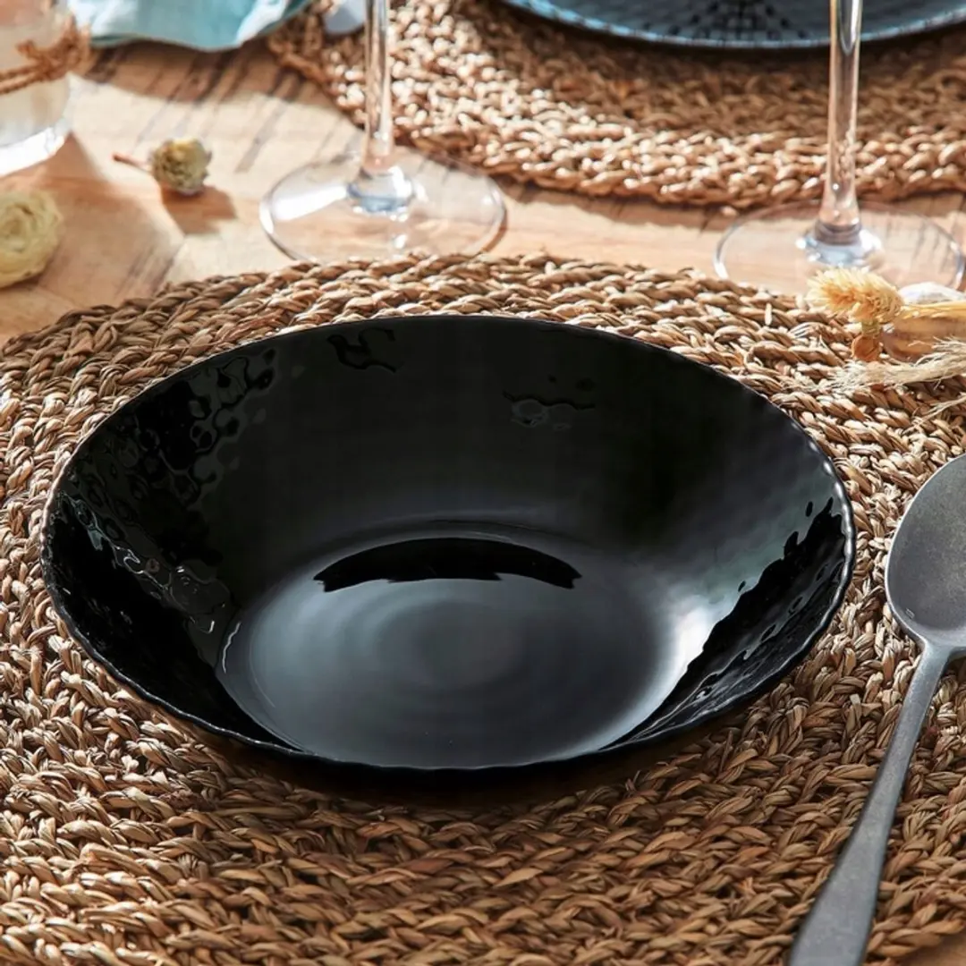 Luminarc Pampille Servies 18-delig - 6 Personen - Zwart - afbeelding 3 van 5