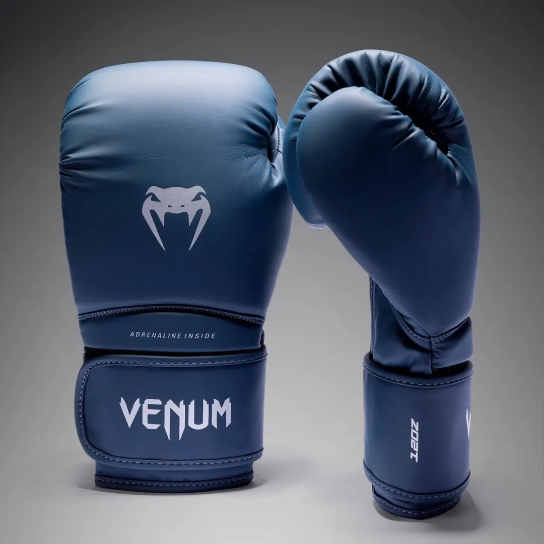 Venum Contender 1.5 Bokshandschoenen 10 oz - Midnight Blue/Silver