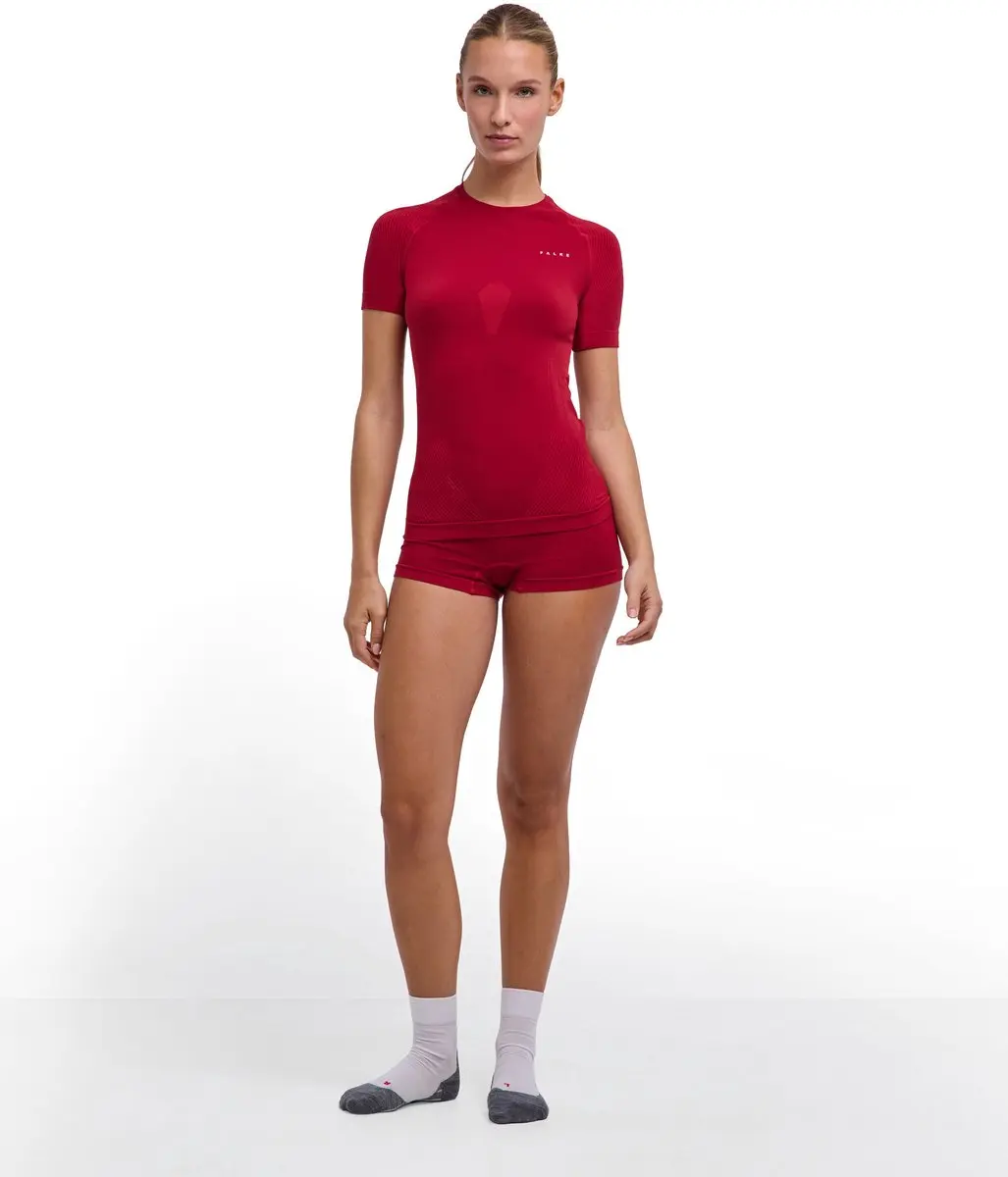 Falke Warm Shortsleeved Shirt 39162 - Dames XL - Rood