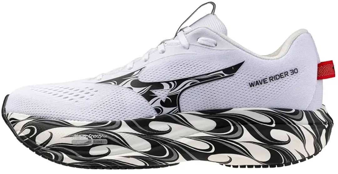 Mizuno Rider 30 Hardloopschoenen - EU 42 - Wit/Zwart/Rood