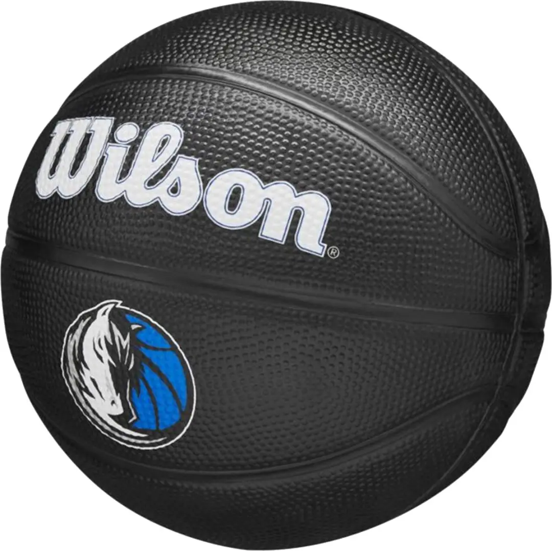 Wilson NBA Dallas Mavericks Mini Basketbal Bal 3 - Zwart