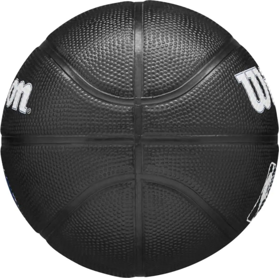 Wilson NBA Dallas Mavericks Mini Basketbal Bal 3 - Zwart - afbeelding 6 van 6