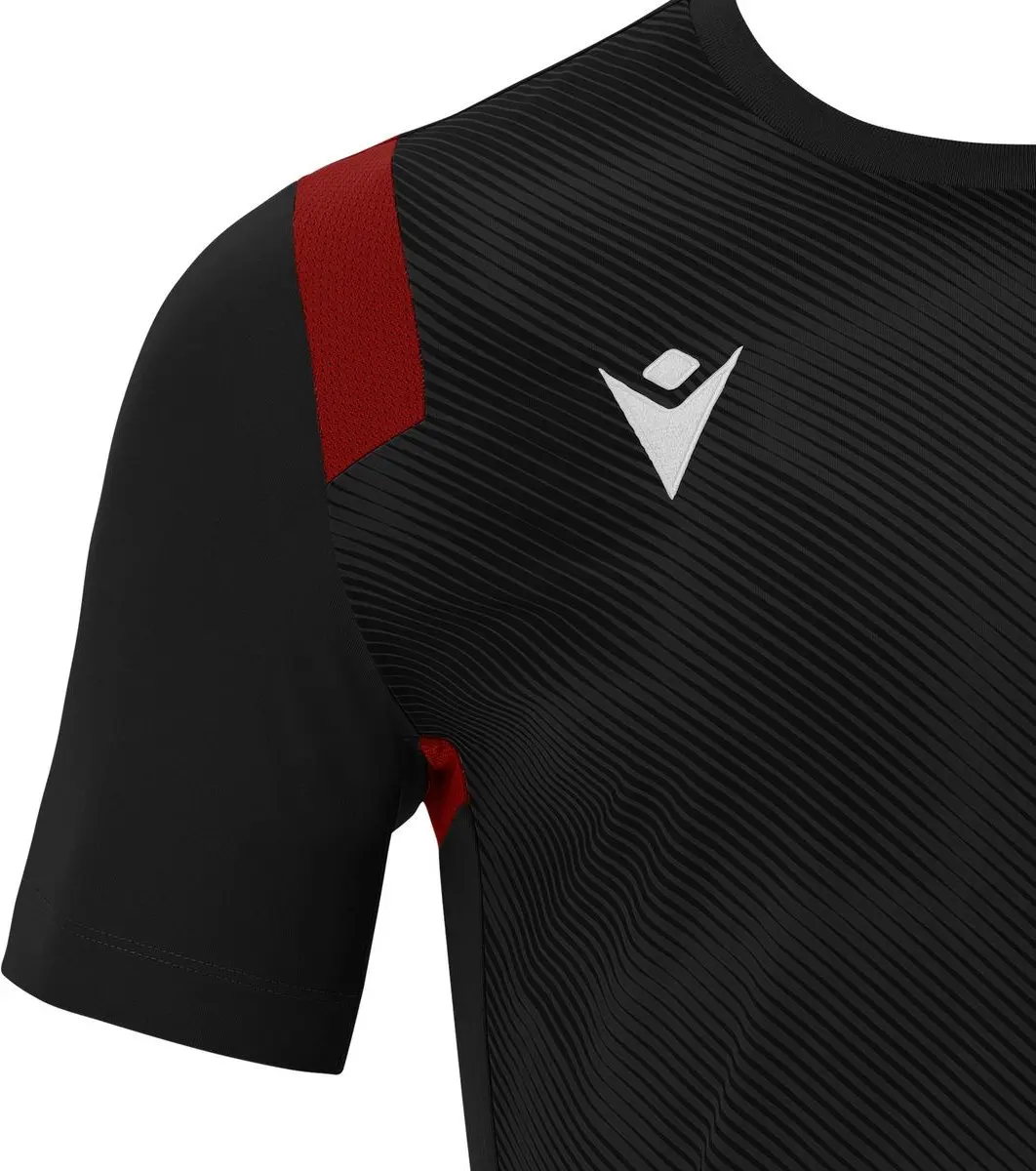 Macron Rodders Shirt Heren - 5XL - Zwart/Rood