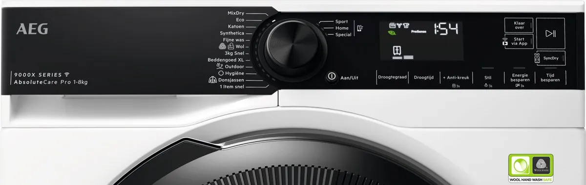 AEG TR968V4C Warmtepompdroger 8kg - Wit