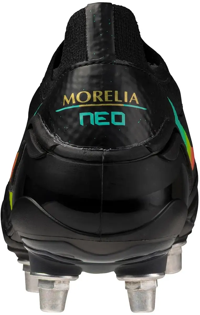 Mizuno Morelia Neo V Elite Si Voetbalschoenen - 42 - Zwart/Lava Orange