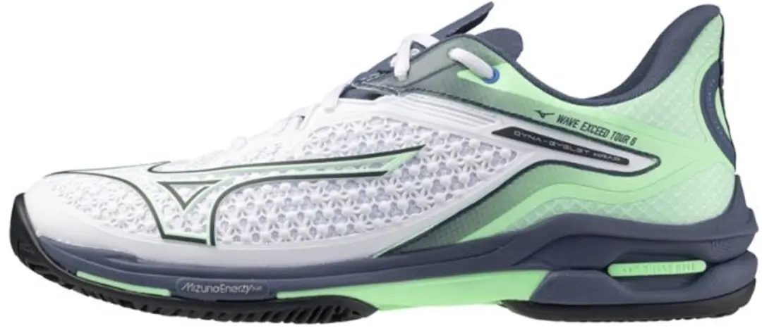 Mizuno Wave Exceed Tour 6 CC Tennisschoen - 43 - Wit Mint