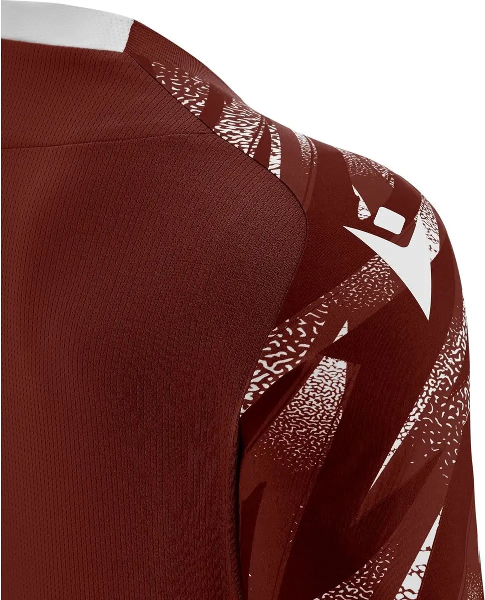 Macron Themis Eco Shirt Heren - Bordeaux/Wit XXL