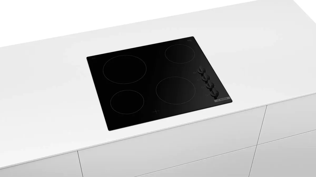 Bosch PKE611CA3E Keramische Kookplaat 60cm - 4 Zones - Zwart