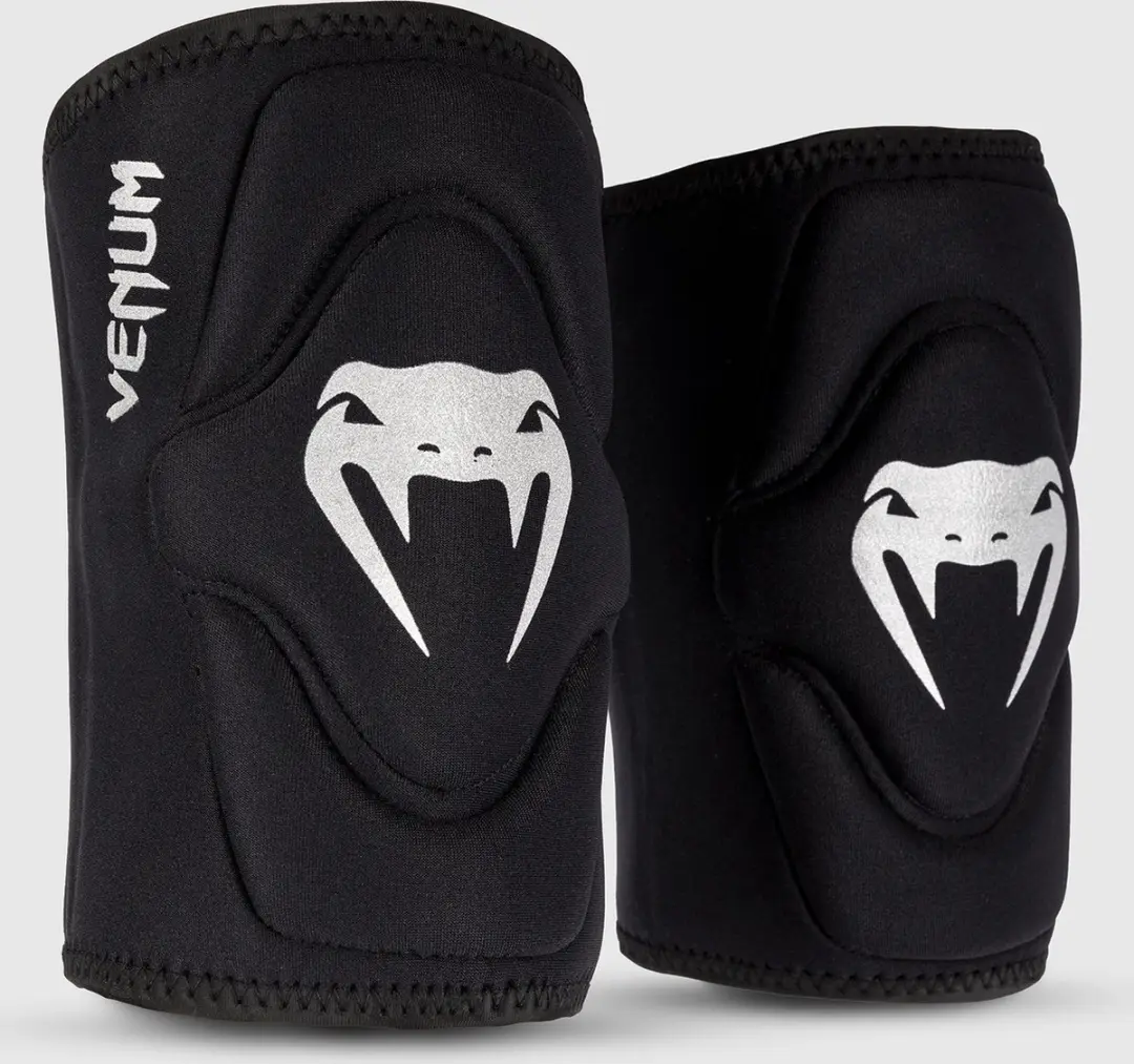 Venum Kontact Gel Kneepads L - Zwart/Zilver