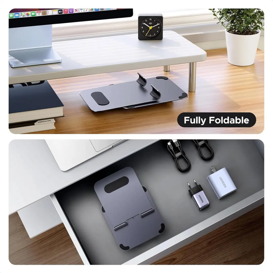 Ugreen Tabletstandaard 360° - Aluminium - 4-13 inch