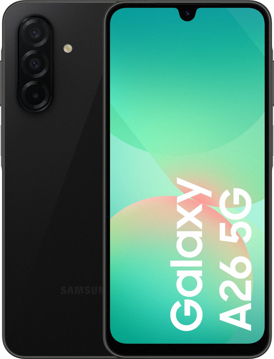 Samsung Galaxy A26 5G - 256GB - Black + 1 jaar extra garantie