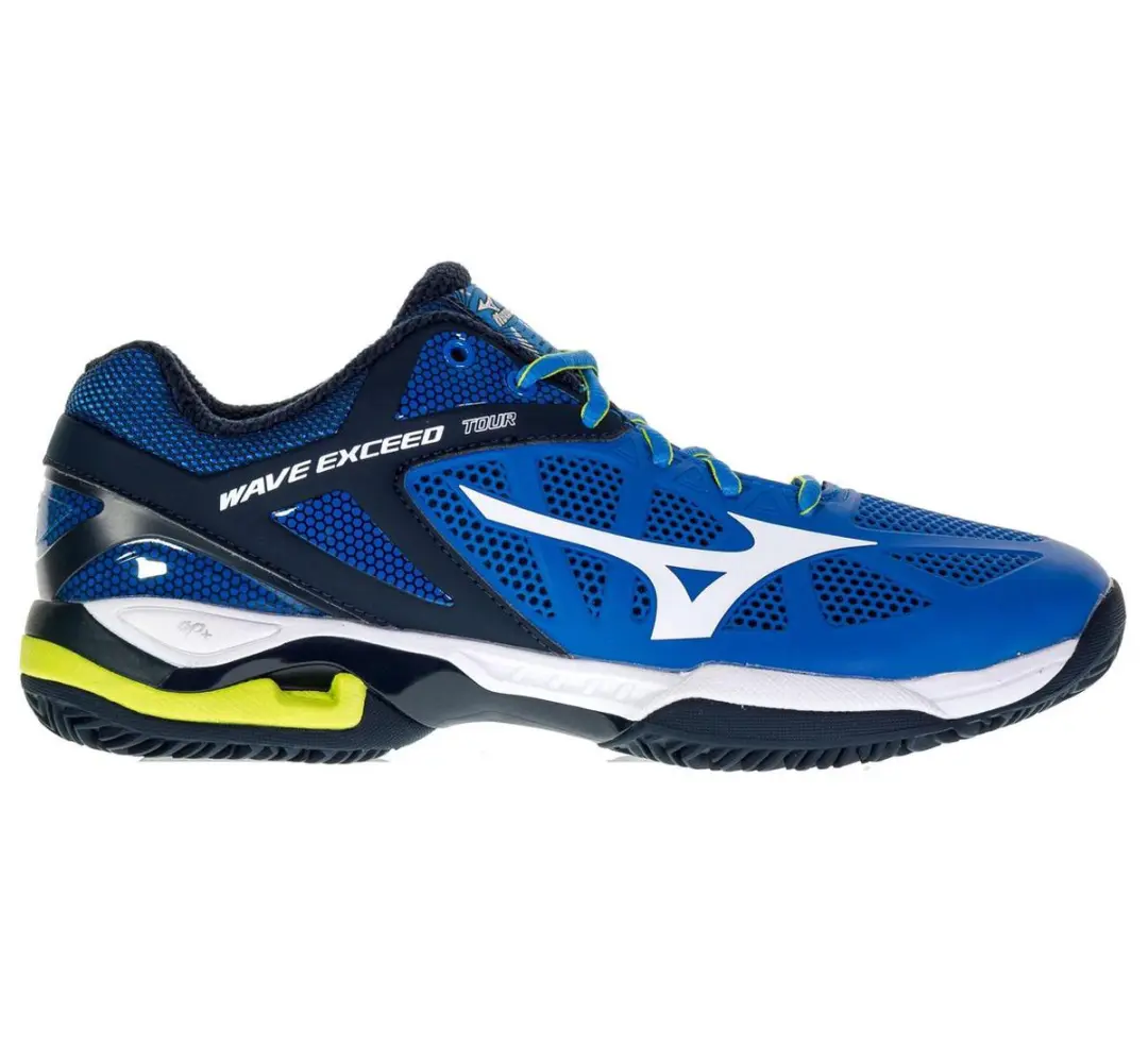 Mizuno Wave Exceed Tour CC Tennisschoenen 42 - Blauw/Wit