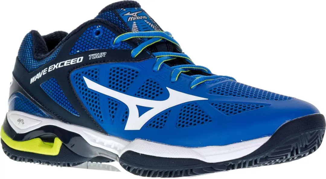 Mizuno Wave Exceed Tour CC Tennisschoenen 42 - Blauw/Wit