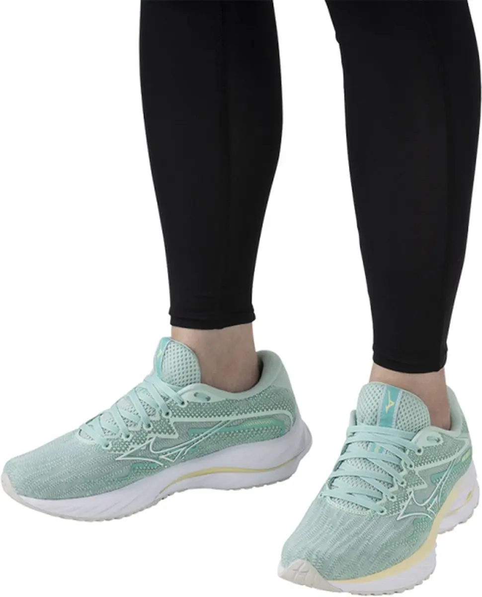 Mizuno Wave Rider 27 Dames Hardloopschoen 40,5 - Mint - afbeelding 3 van 6