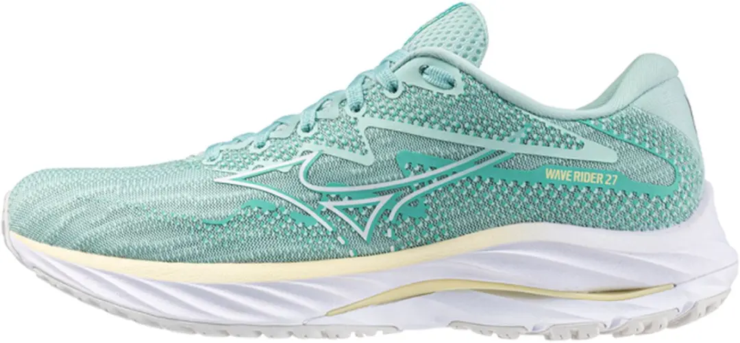 Mizuno Wave Rider 27 Dames Hardloopschoen 40,5 - Mint - afbeelding 2 van 6